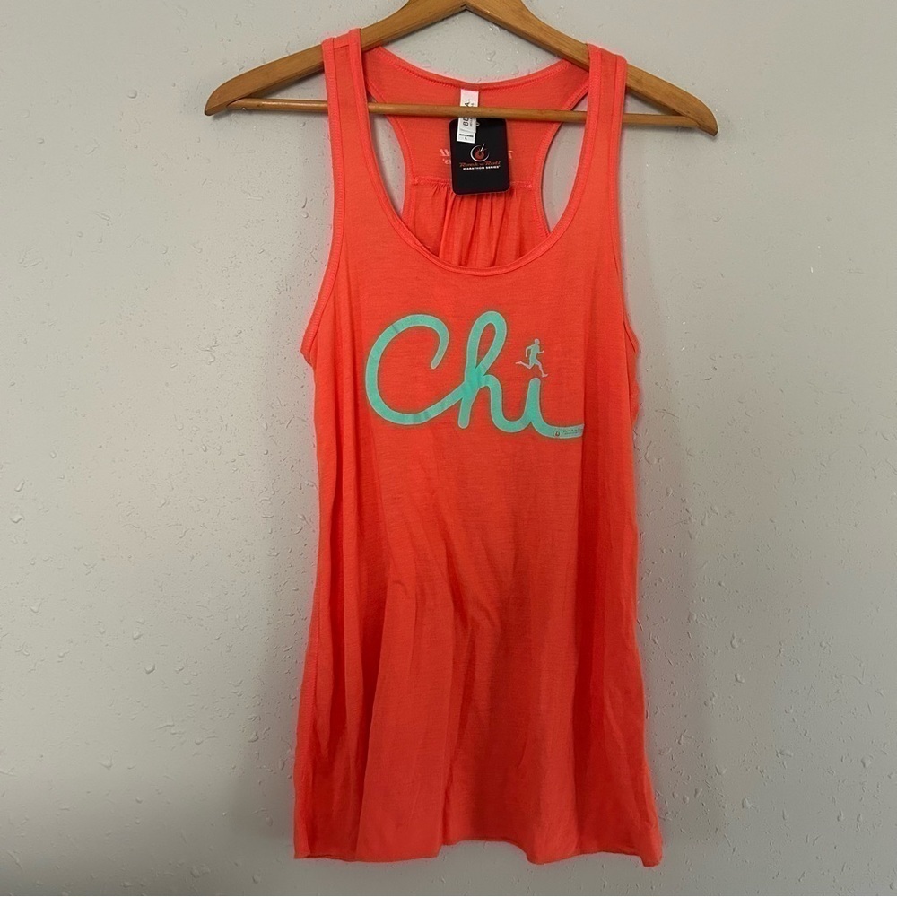 🦋 NWT Rock N Roll Marathon Series Chicago Halter Tank Top Running Workout Large